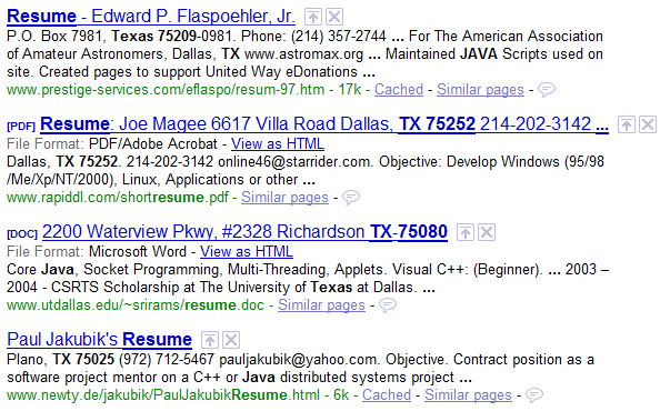 example of resumes objectives. Sample results: you can see