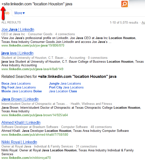 Bing search results, without Bing trying to perform semantic search and guess as to what I was searching for and give me search results with words I did not search for