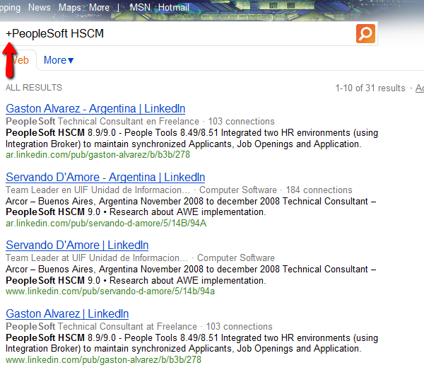 The +/Plus sign on Bing serves to return only results with the exact search terms you specified, without variants or suggestions
