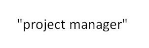 Example of Word's "smart quotes" - which Monster, LinkedIn, Dice, and many other sites and search engines do not recognize as the exact phrase Boolean query modifier