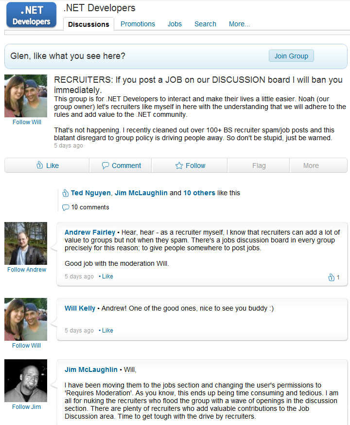 How to write linkedin recommendation for recruiter